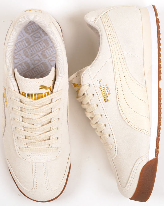 Puma Puma Roma Suede Trainers Off White