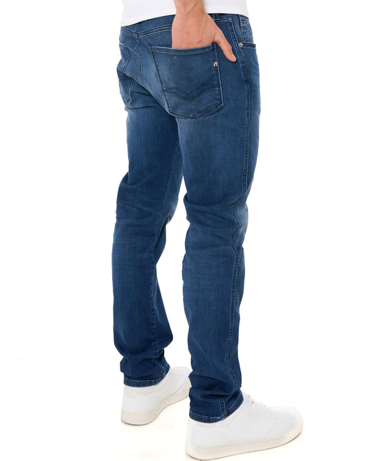 Replay Replay Anbass Hyperflex Slim Fit Jeans Dark Blue