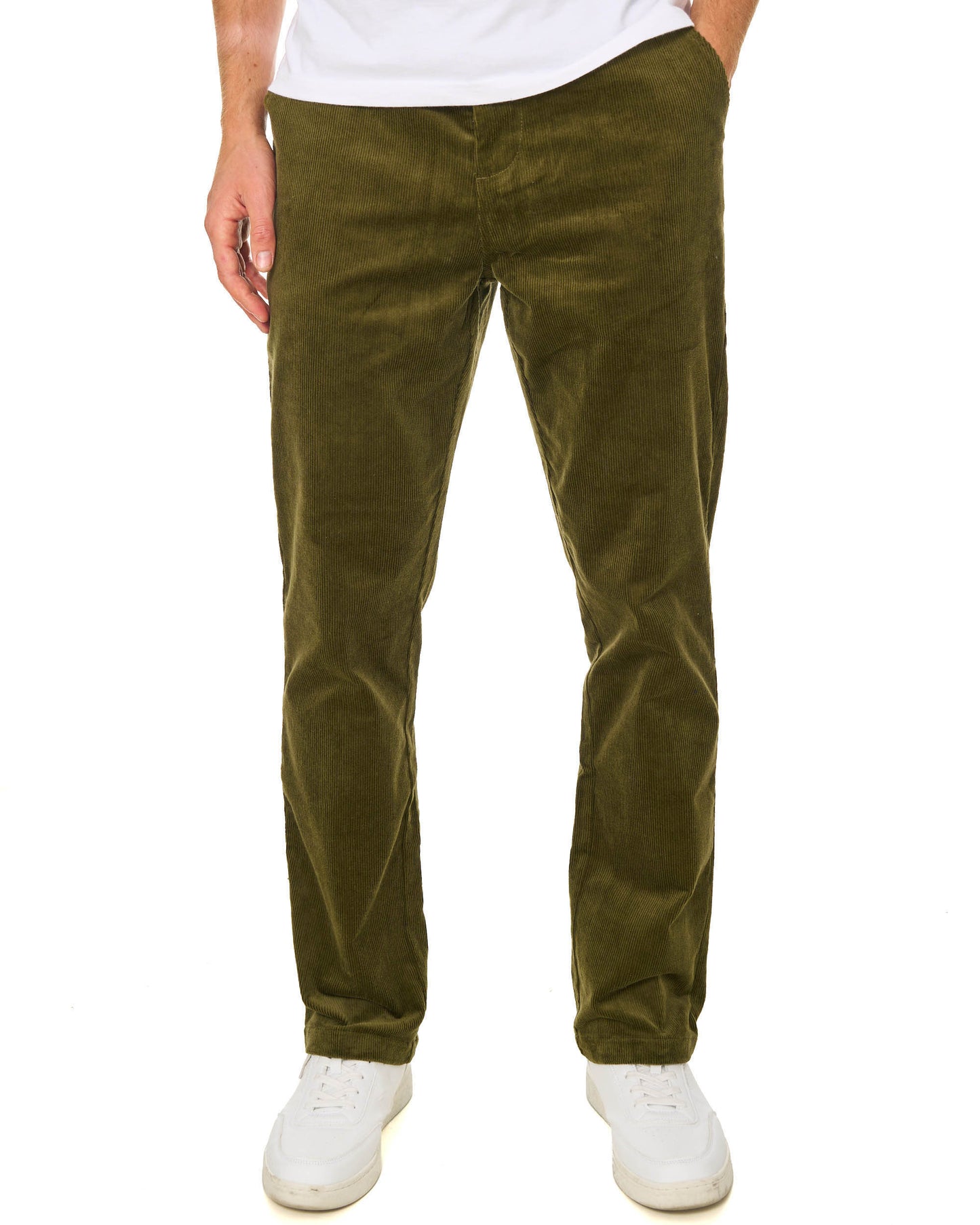 Sergio Tacchini Amico Corduroy Pants Dark Olive