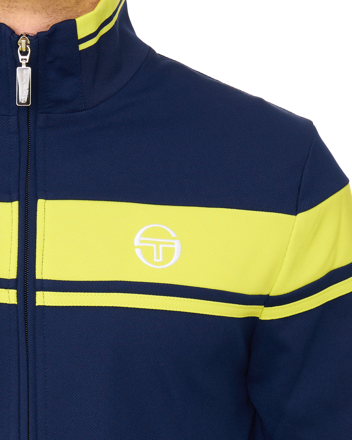 Sergio Tacchini Masters Track Top Navy Blue/Green