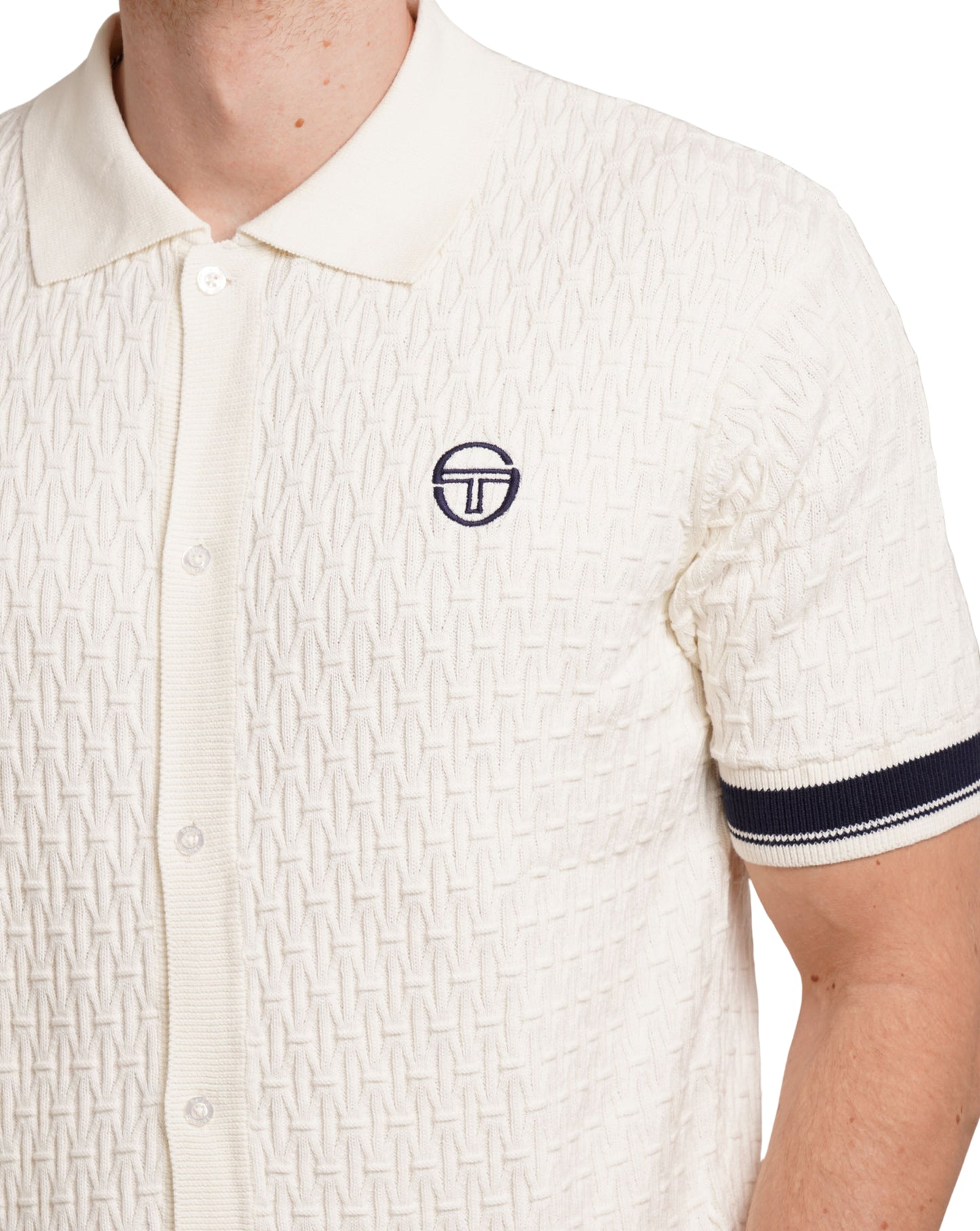 Sergio Tacchini Hendro Knit Polo Gardenia