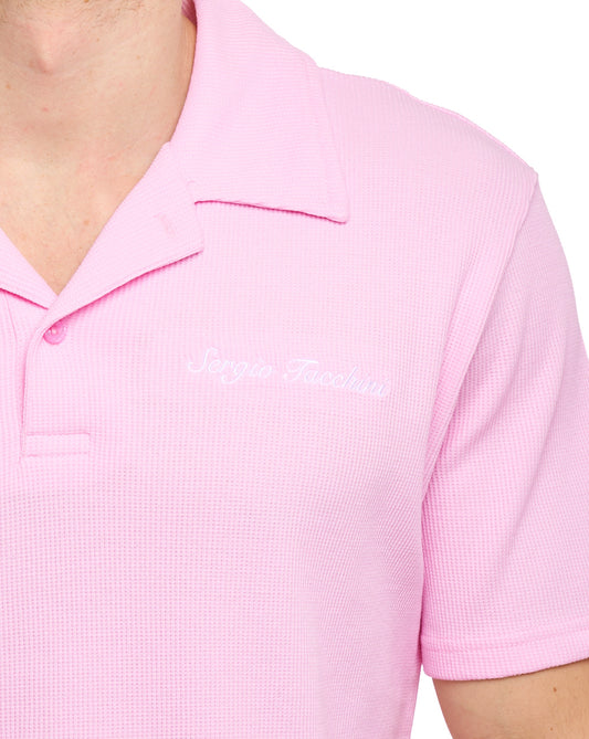 Sergio Tacchini Sergio Tacchini Signature Revere Polo Pink