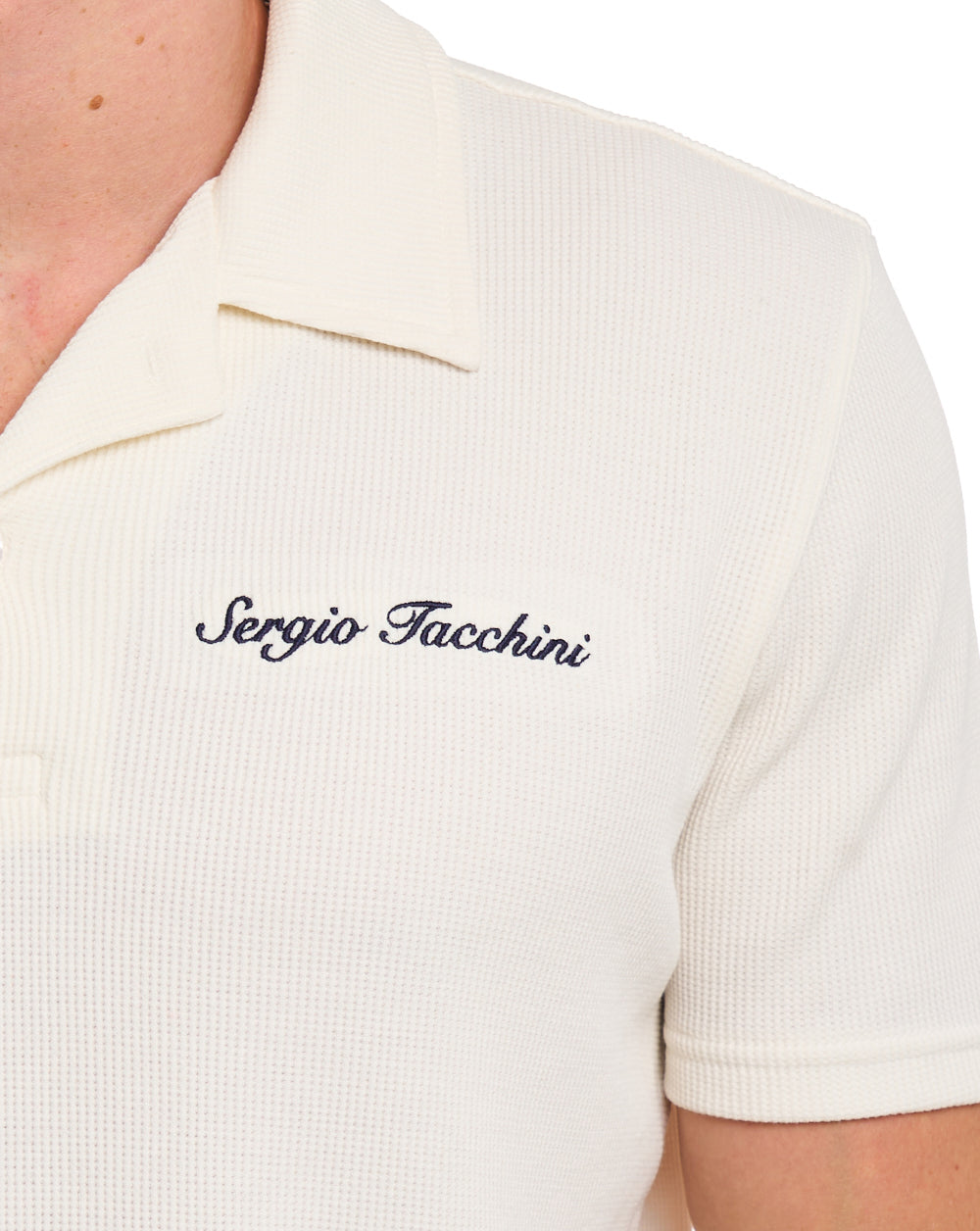Sergio Tacchini Signature Revere Polo Gardenia
