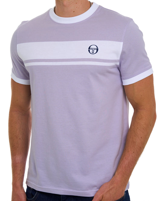 Sergio Tacchini Sergio Tacchini Masters T Shirt Lilac White