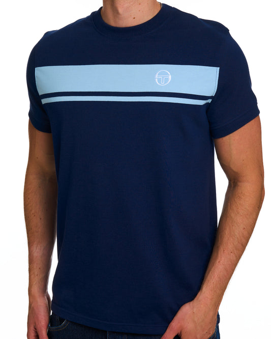 Sergio Tacchini Sergio Tacchini Masters T Shirt Navy Sky