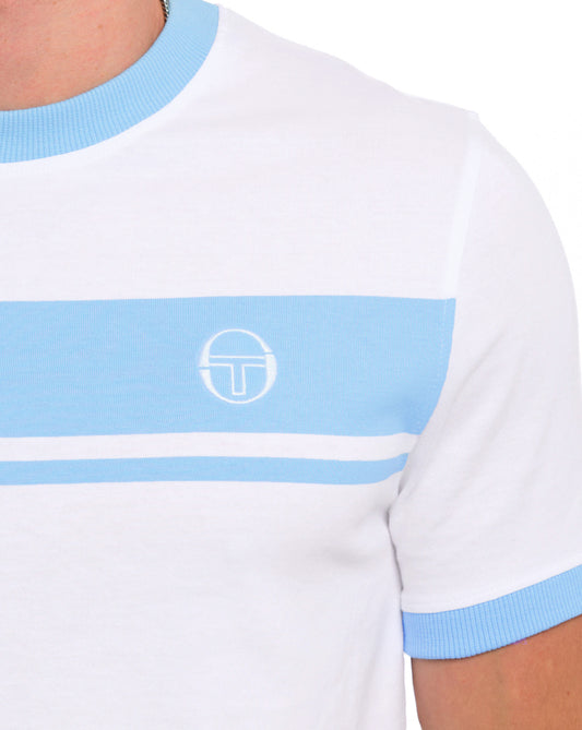 Sergio Tacchini Sergio Tacchini Masters T Shirt White Sky
