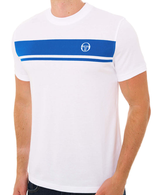 Sergio Tacchini Sergio Tacchini Masters T Shirt White/Blue