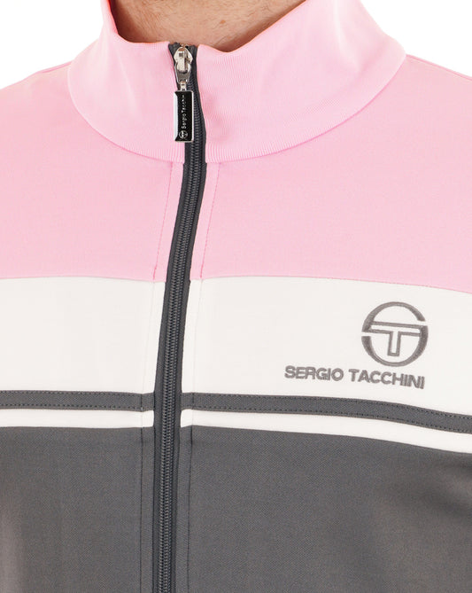 Sergio Tacchini Sergio Tacchini Masters Track Top Charcoal Pink