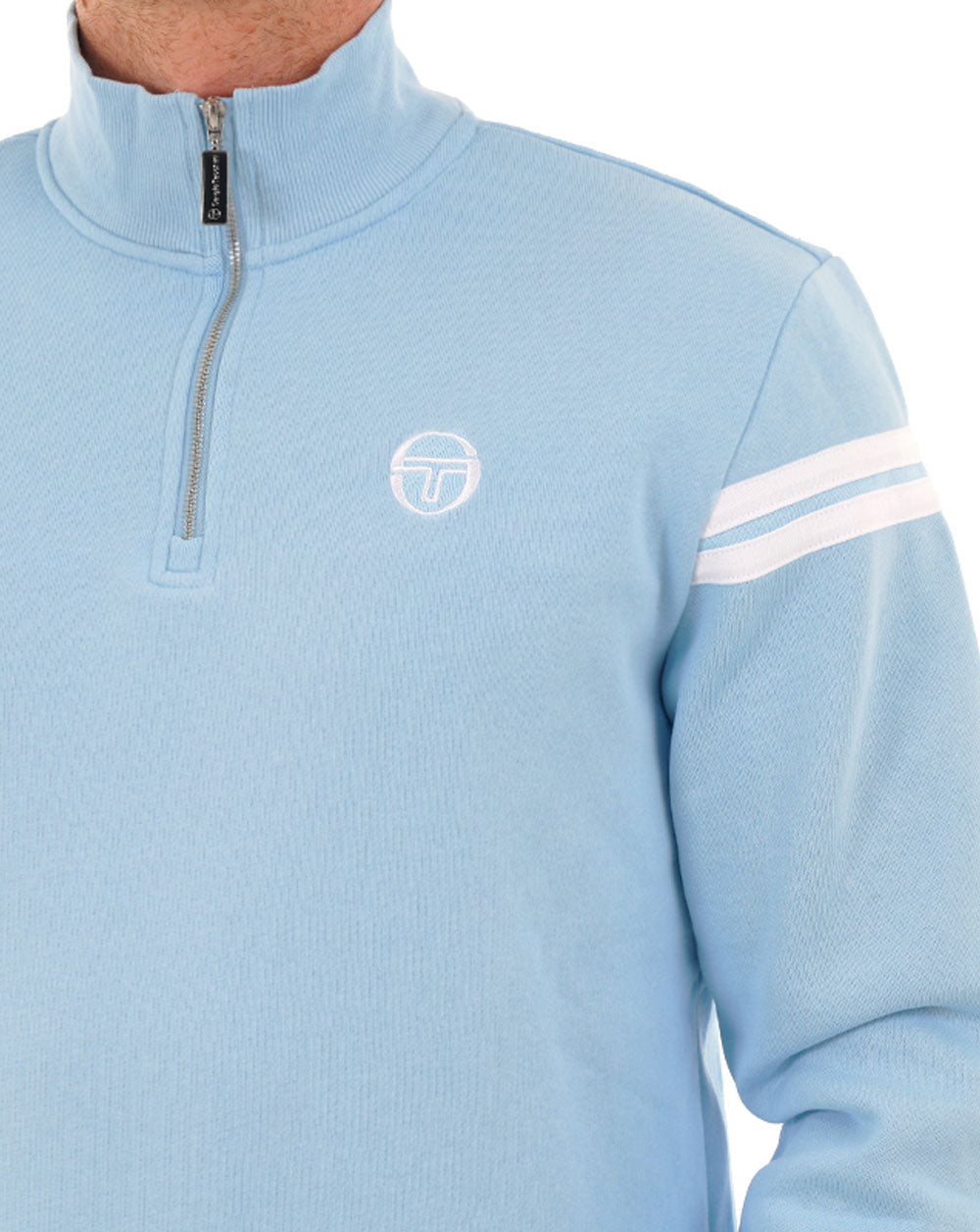 Sergio Tacchini Maurizio Zip Sweat Sky Blue