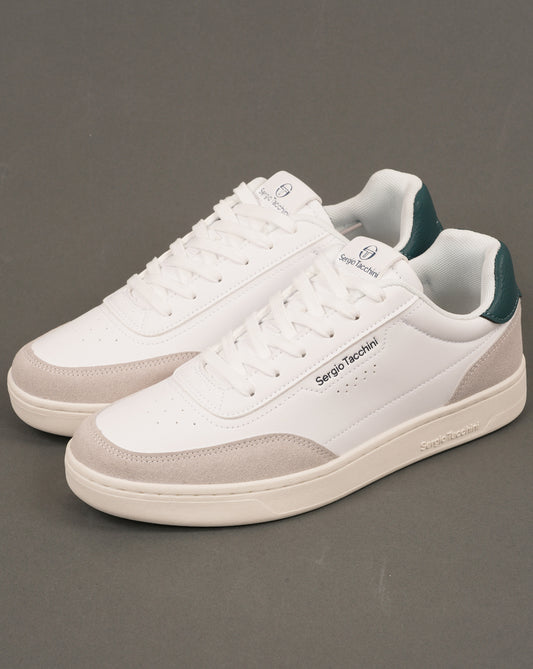 Sergio Tacchini Sergio Tacchini New Action LTX Trainers White/Dark Green