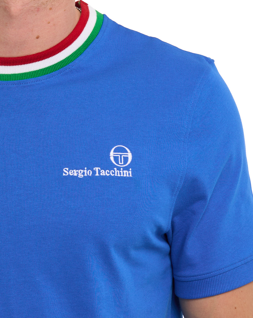 Sergio Tacchini Rainer FC T Shirt Blue