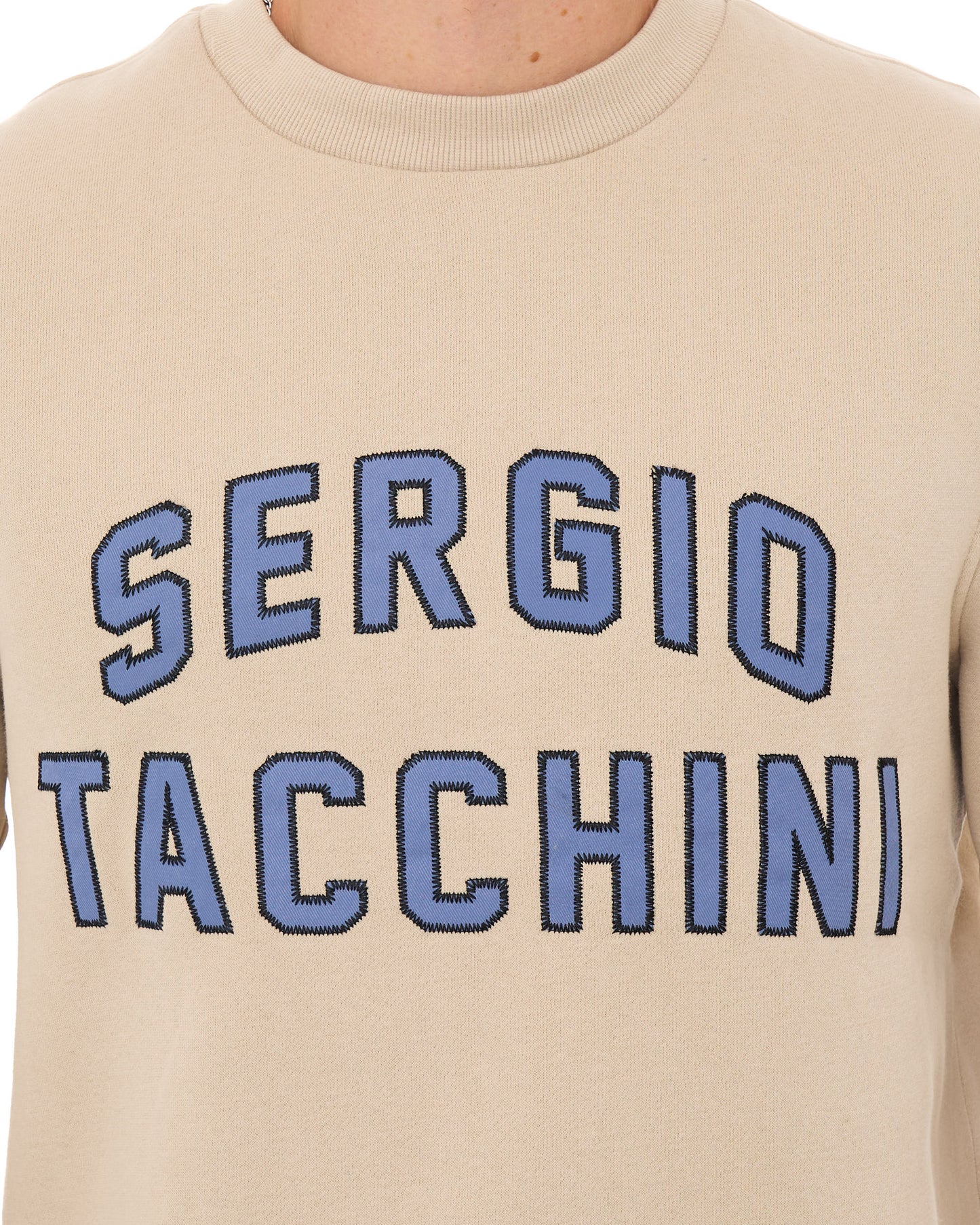 Sergio Tacchini Romano Crew Sweat Light Sand