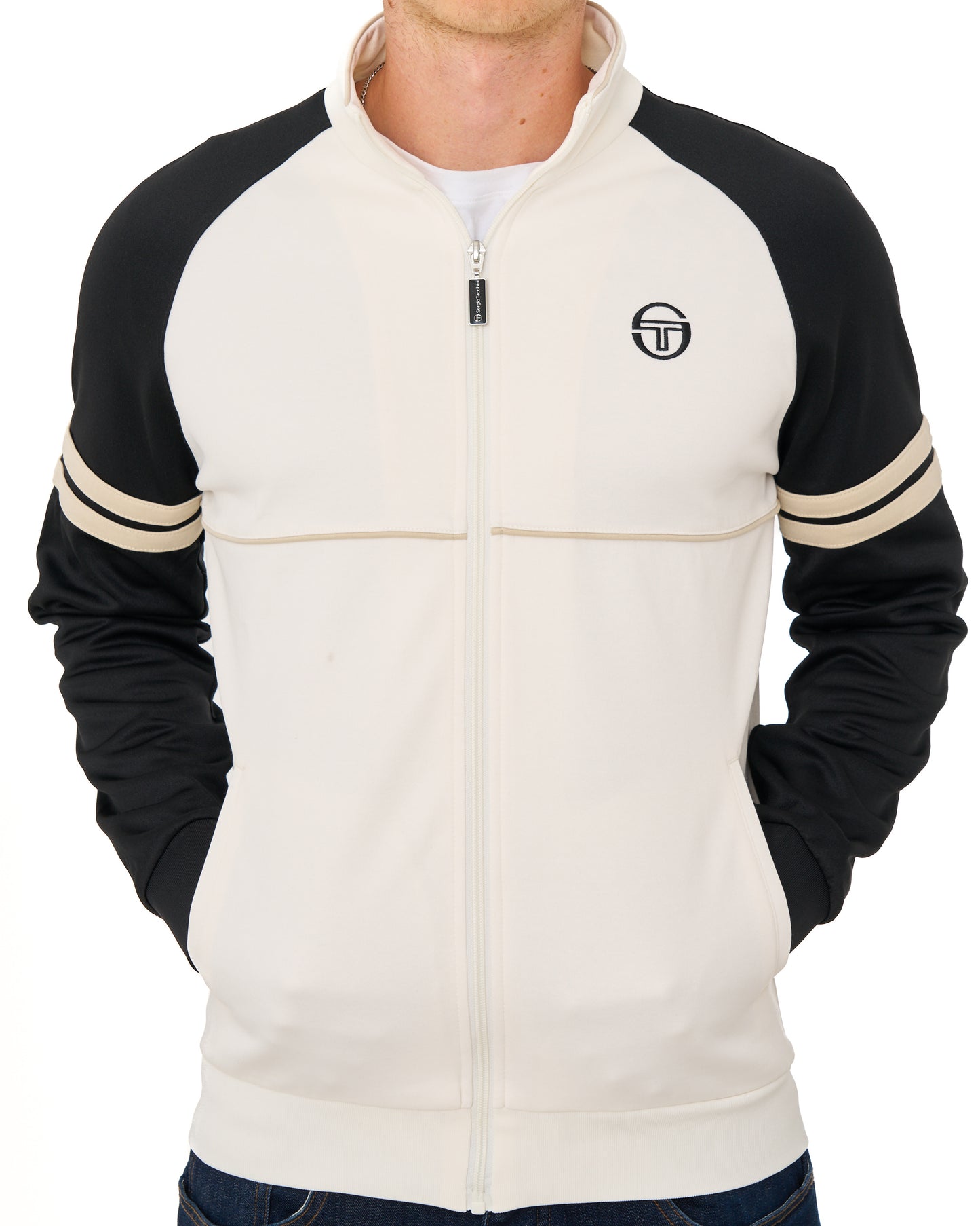 Sergio Tacchini Orion Track Top Gardenia/Black
