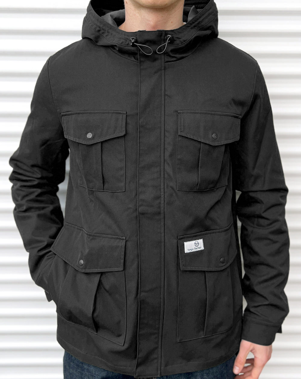 Sergio Tacchini 4 Pocket Jacket Black