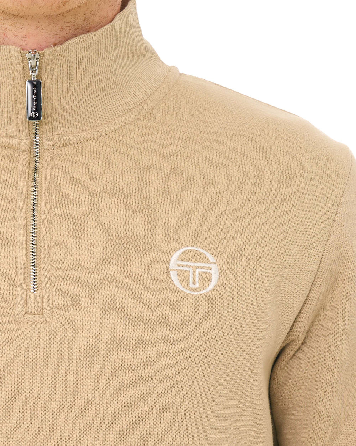 Sergio Tacchini Vido 1/4 Zip Sweat Stone