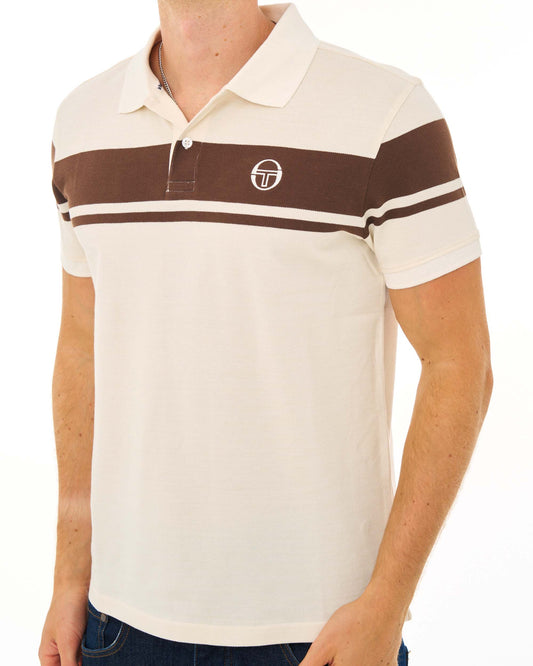 Sergio Tacchini Sergio Tacchini Young Line Polo Shirt Gardenia/Brown