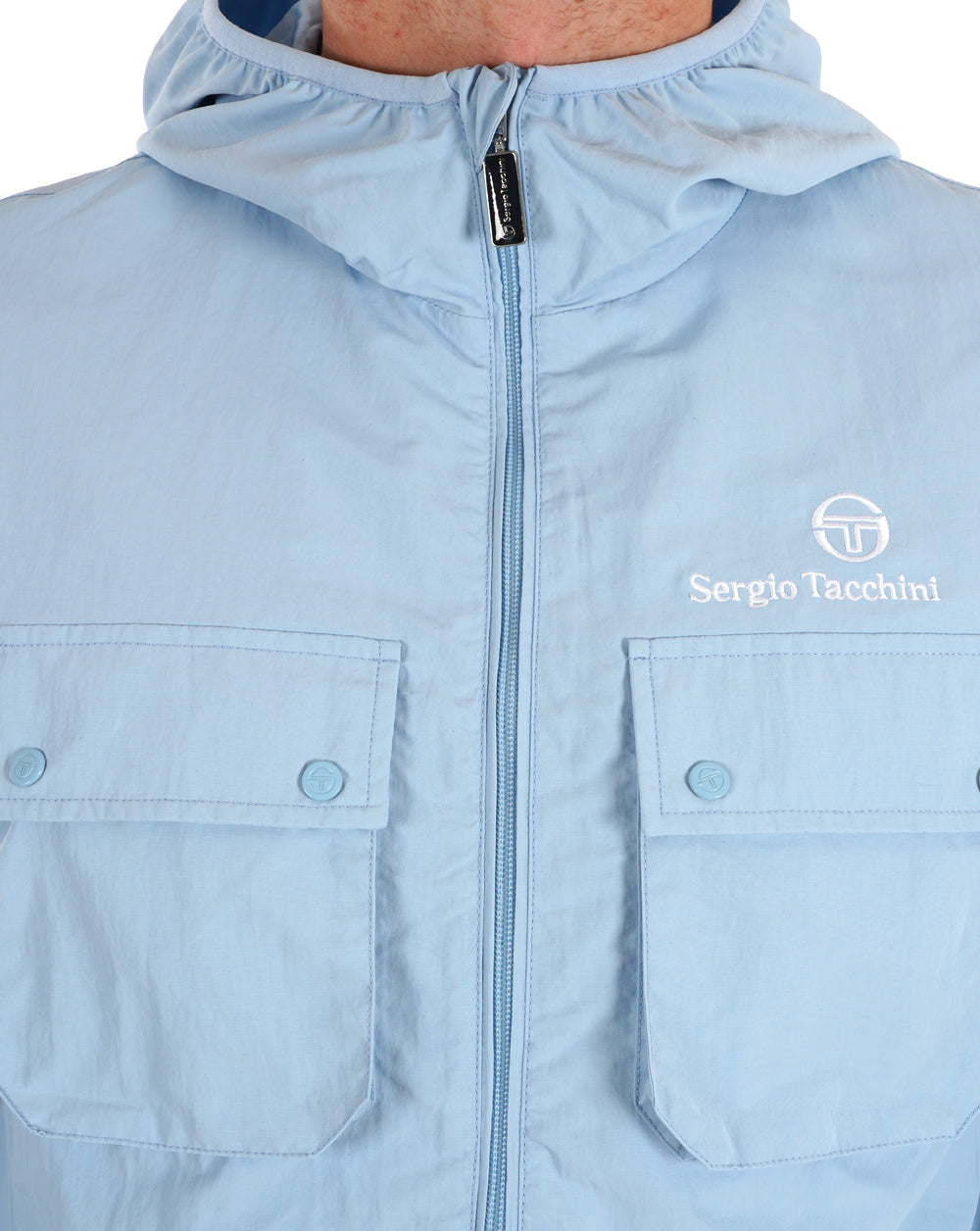 Sergio Tacchini Terrace Pocket Jacket Sky Blue