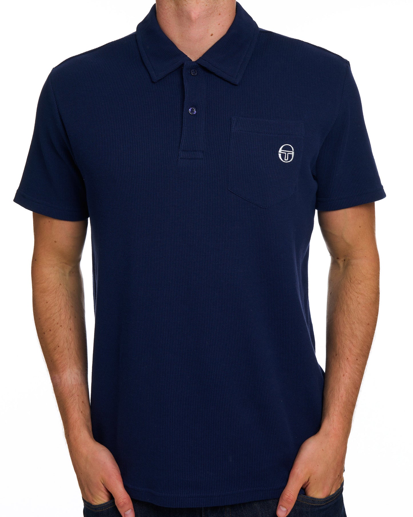 Sergio Tacchini Chest Pocket Polo Navy