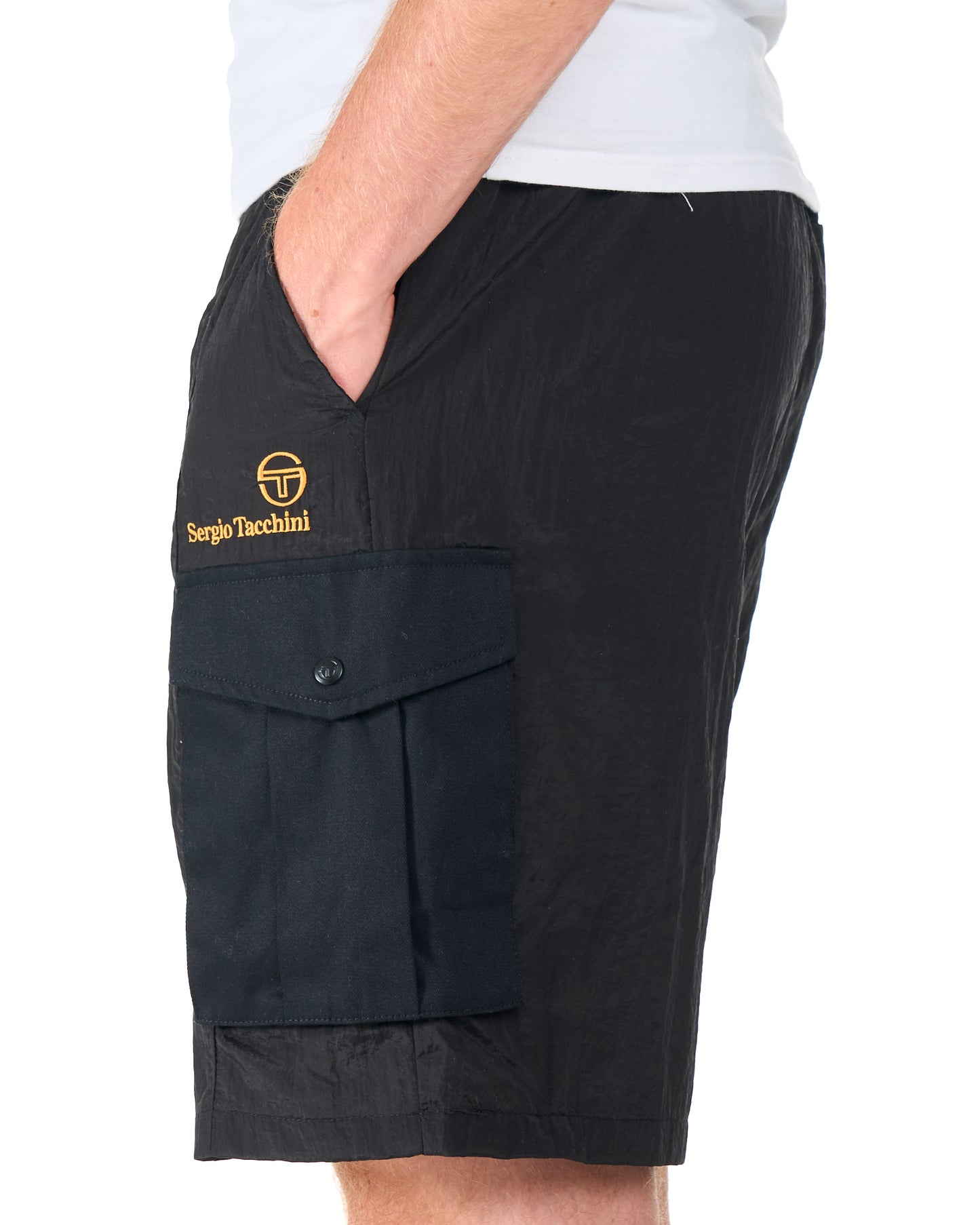 Sergio Tacchini Santino Cargo Shorts Black