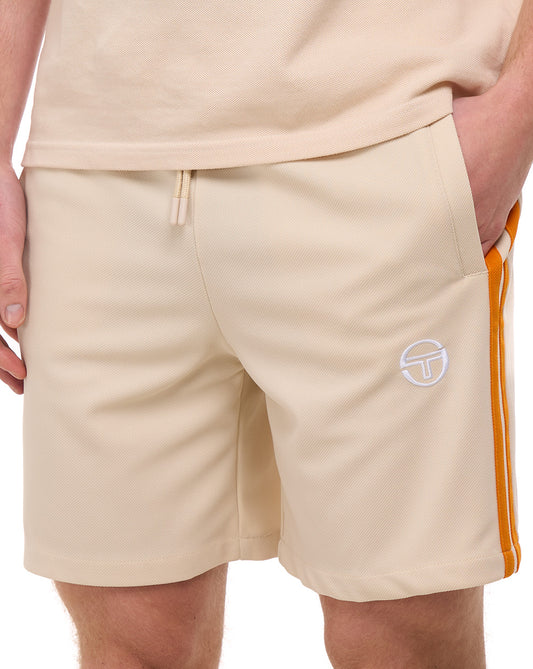 Sergio Tacchini Sergio Tacchini Striped Casual Shorts Sand/Orange