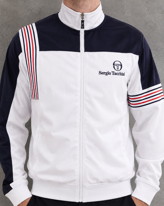 Sergio Tacchini Sergio Tacchini Wilander Track Top White Navy