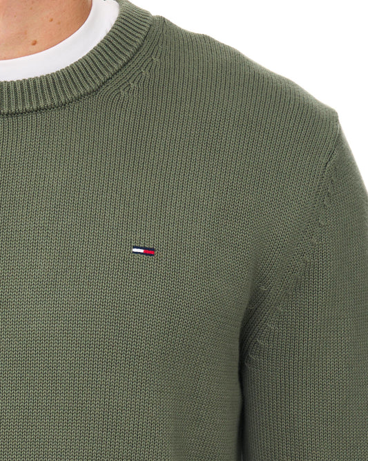 Tommy Jeans Tommy Jeans Essential Crew Jumper Rocky Mountain Green