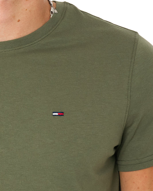Tommy Jeans Tommy Jeans Slim Fit T Shirt Rocky Mountain Green