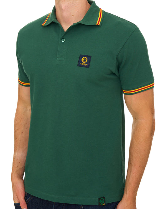 Trojan Trojan Old School Pique Polo Green