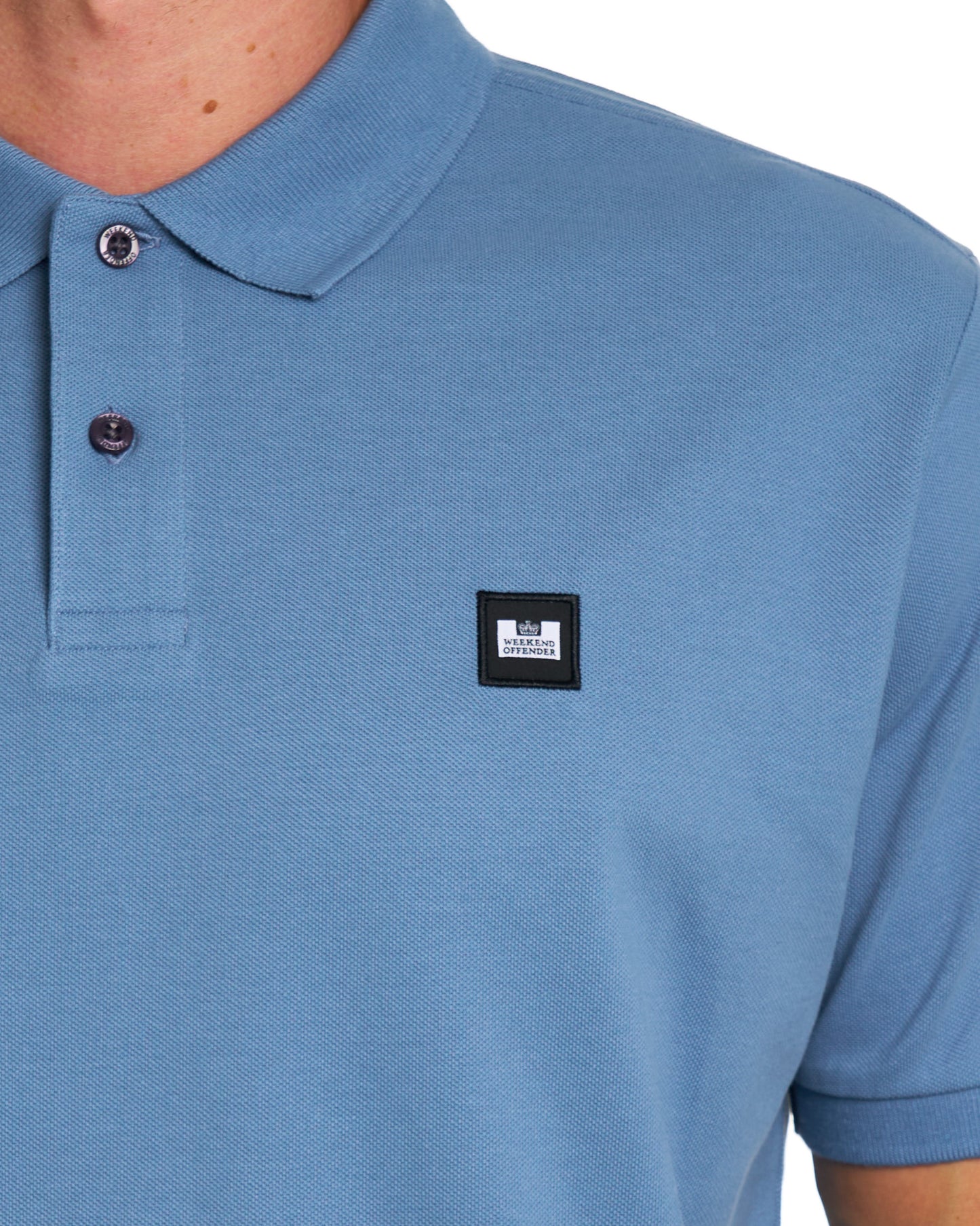 Weekend Offender Heathcote Polo Shirt Peruvian Blue