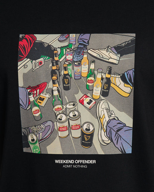 Weekend Offender Weekend Offender Imbibo T Shirt Black