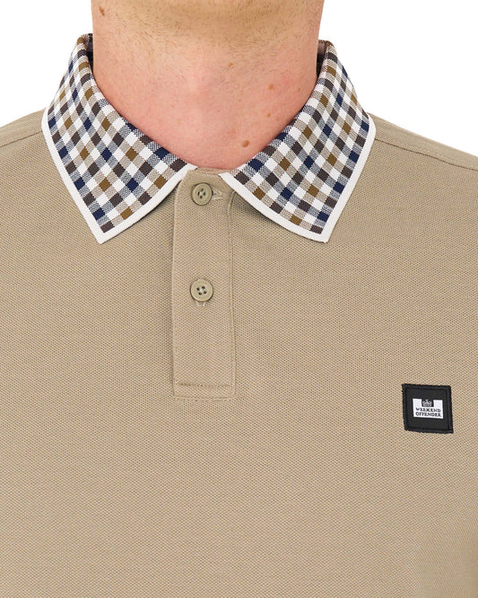 Weekend Offender Weekend Offender Lindley LS Polo Shirt Deep Stone