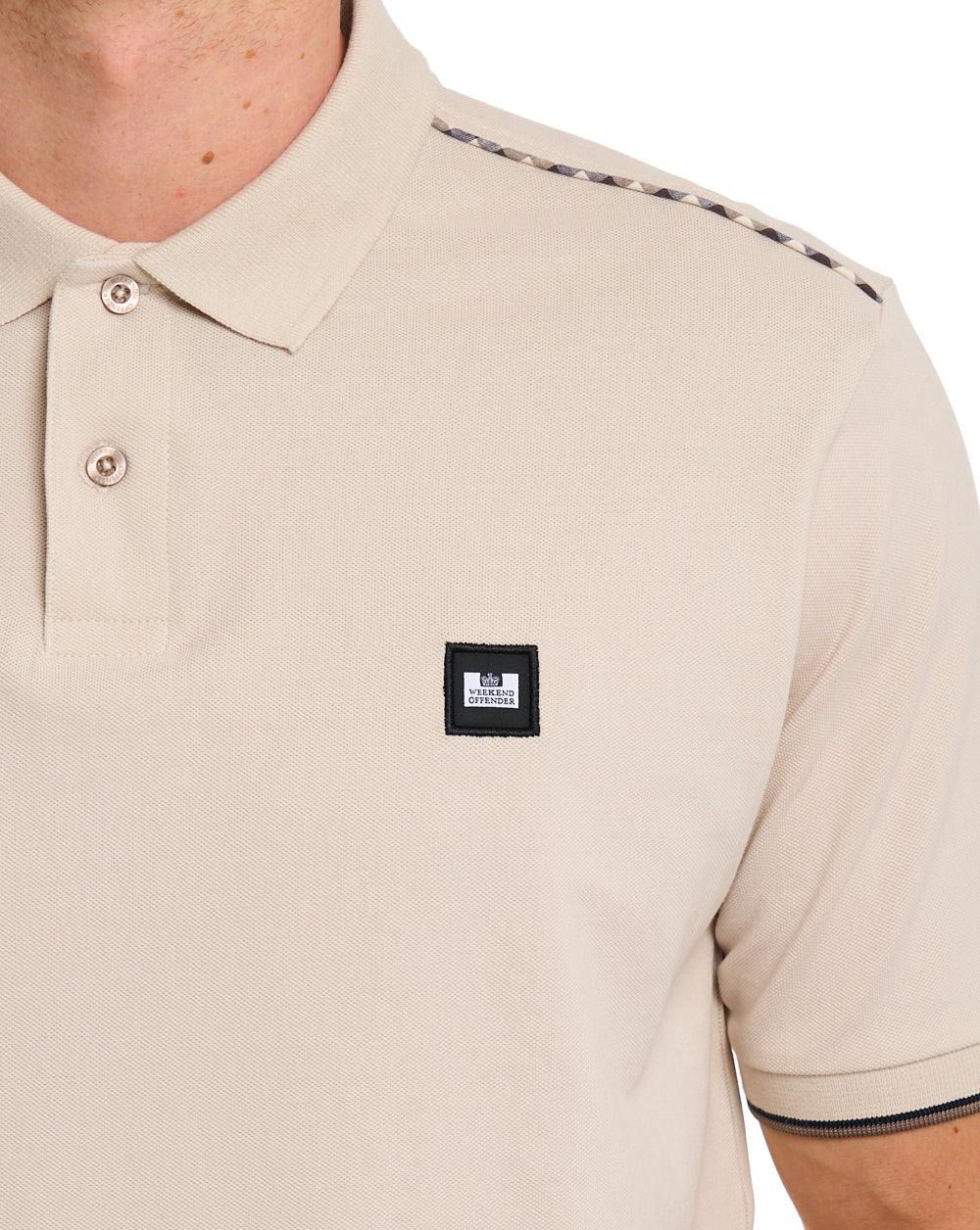 Weekend Offender Sakai Polo Shirt Cement