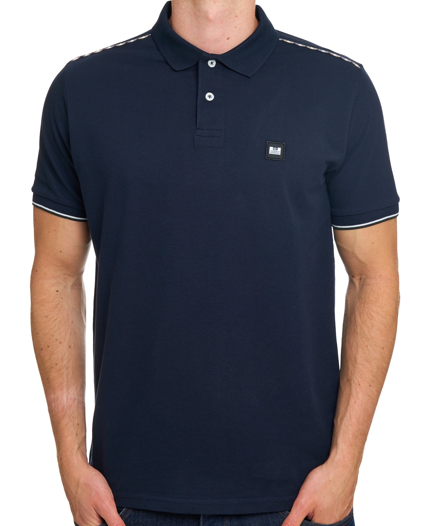 Weekend Offender Sakai Polo Shirt Navy