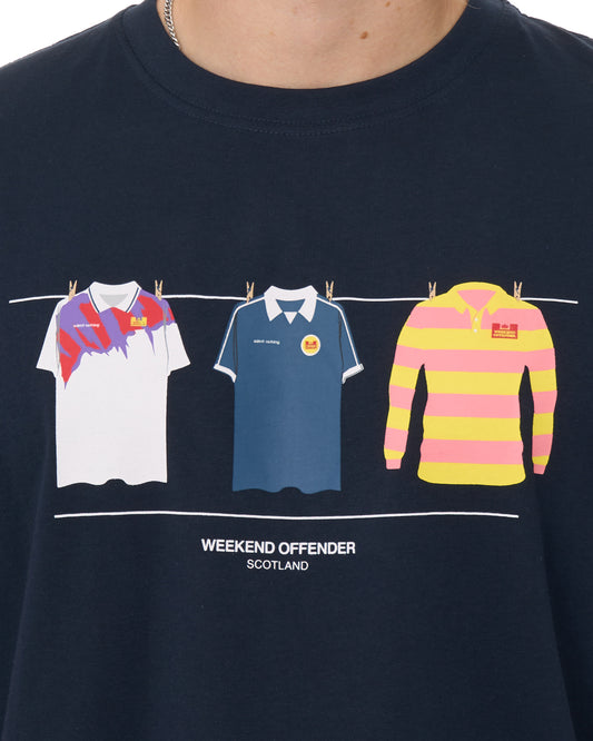 Weekend Offender Weekend Offender Scotland Euro T-shirt Navy