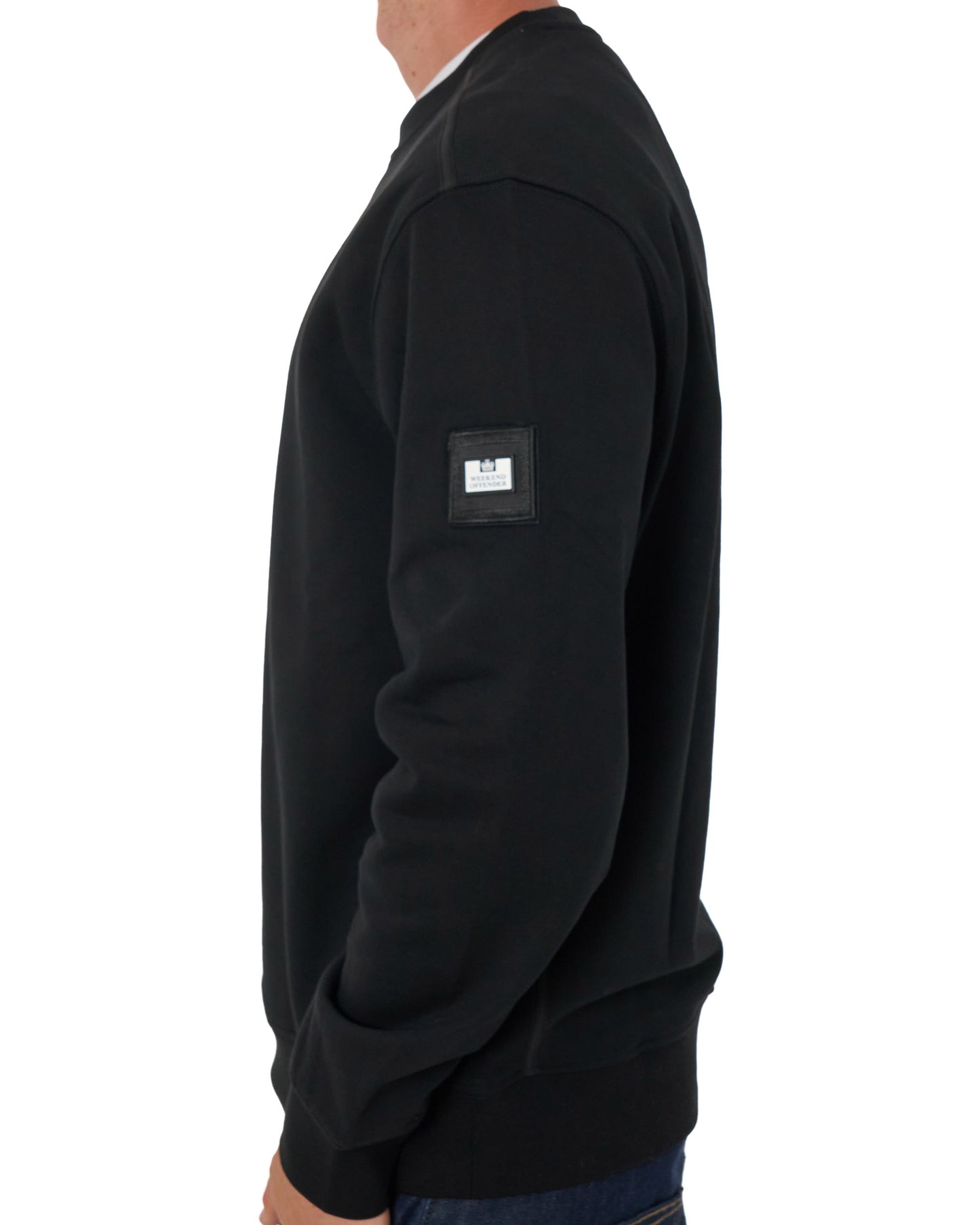 Weekend Offender Thunder Crew Sweat Black
