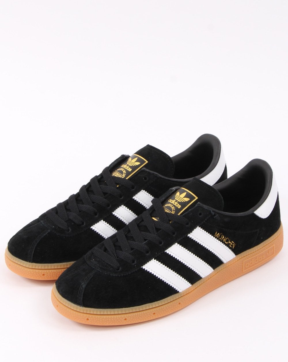 Adidas Munchen Trainers Black/White/Gum
