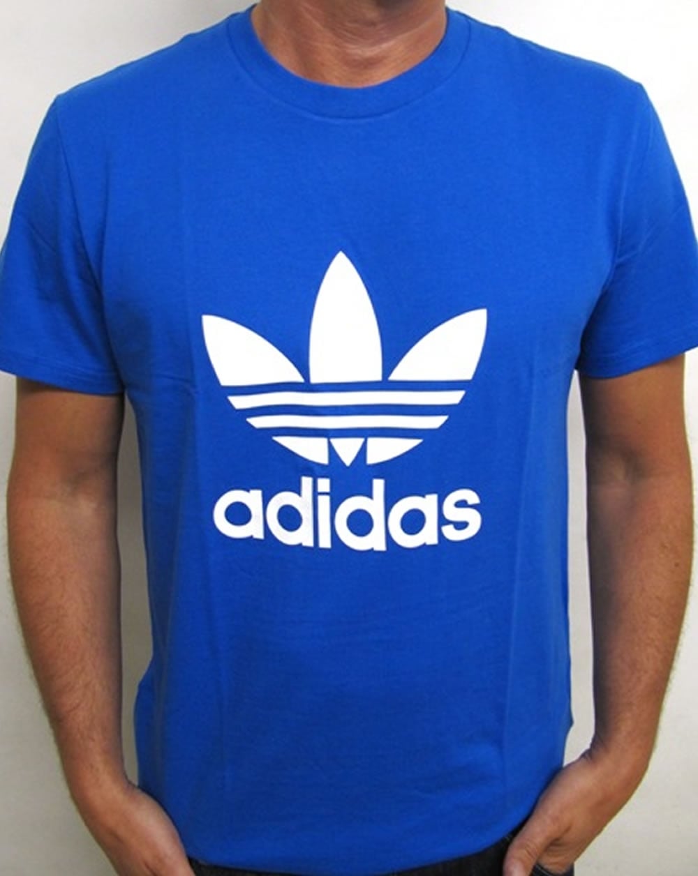 Adidas Originals Trefoil Logo T-shirt Bluebird Blue