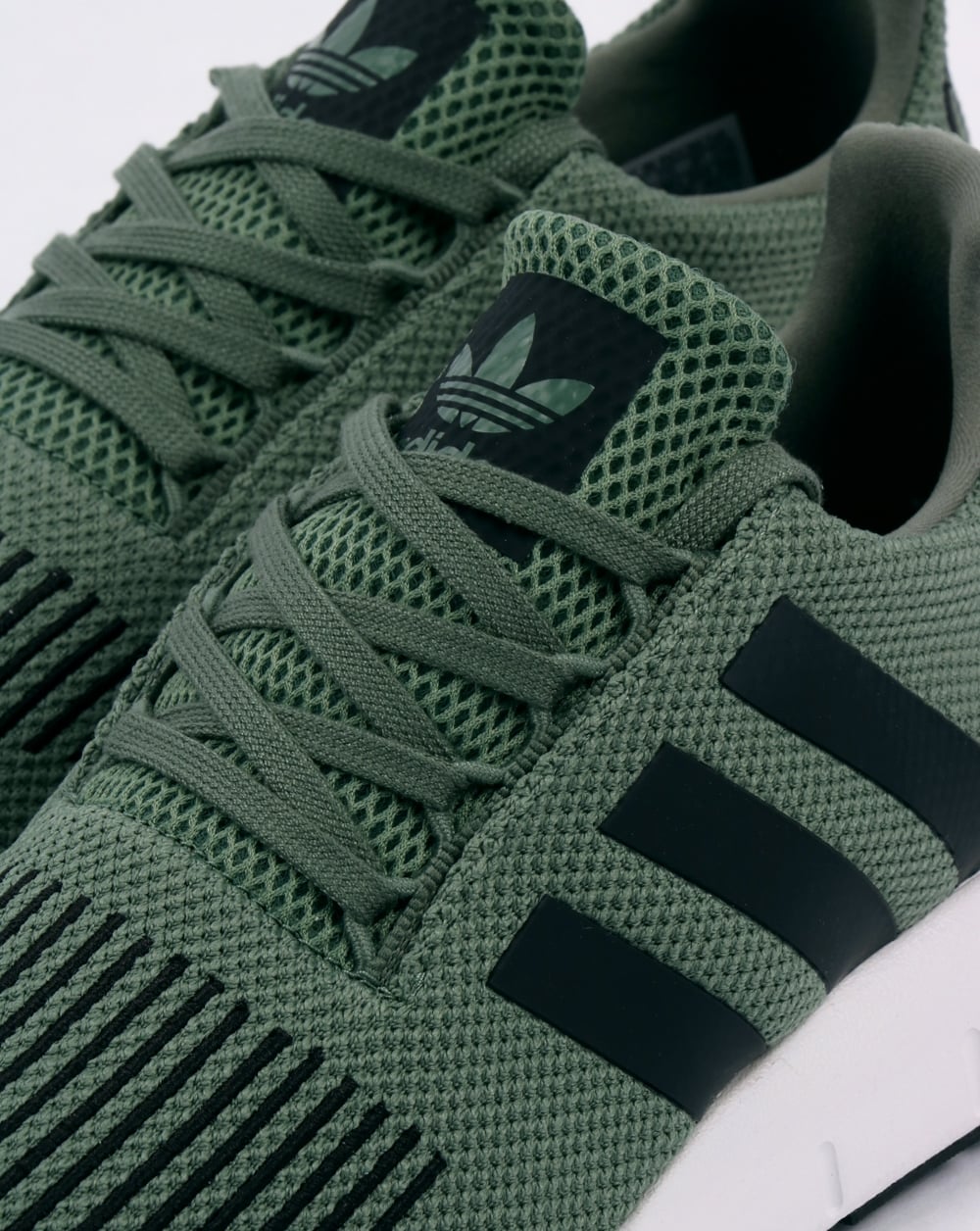 Adidas Swift Run Trainers Trace Green/Black