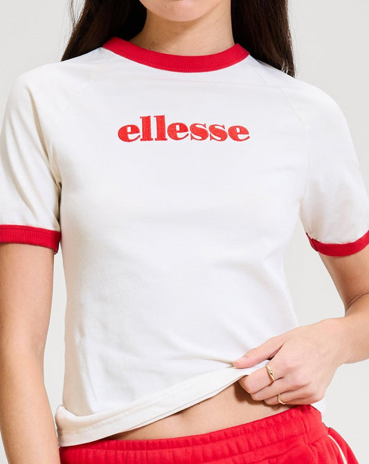 Ellesse Womens Ellesse Albenga T Shirt Off White