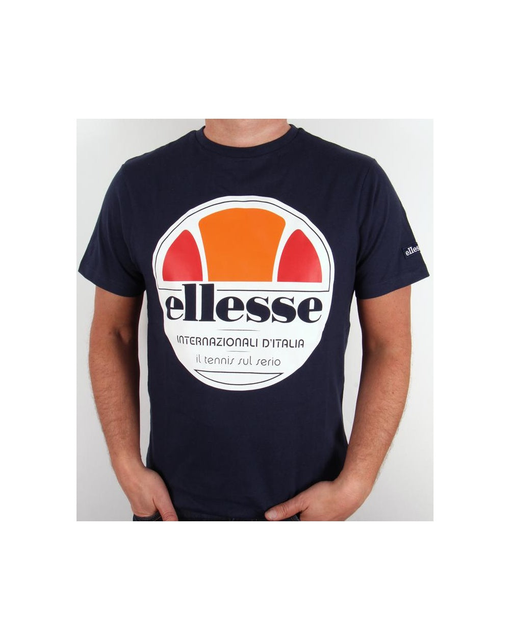 Ellesse Arrezo Old Skool T-shirt Navy