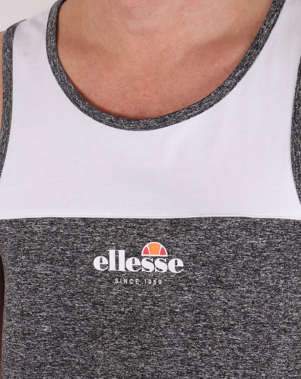 Ellesse Christiano Vest White/Charcoal