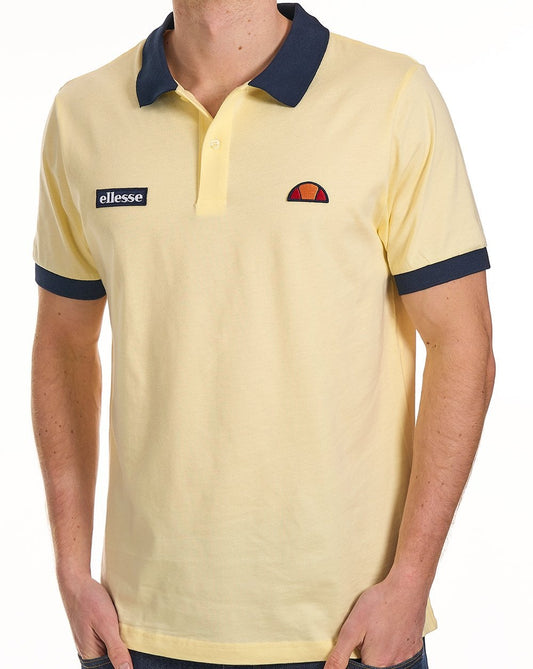 Ellesse Ellesse Lessepsia Polo Shirt Light Yellow / Navy