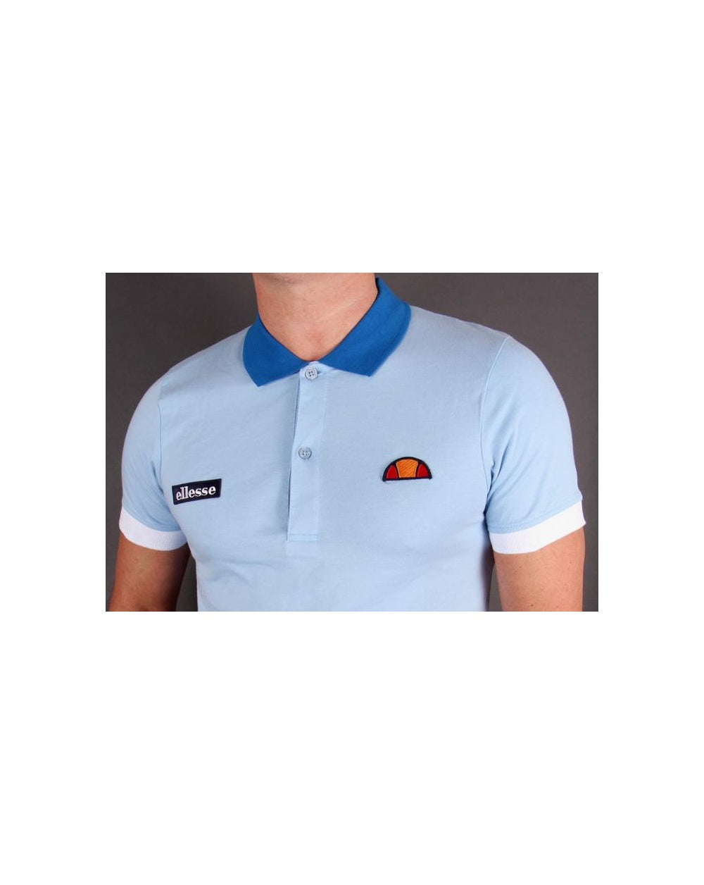 Ellesse Lessepsia Polo Shirt Sky Blue