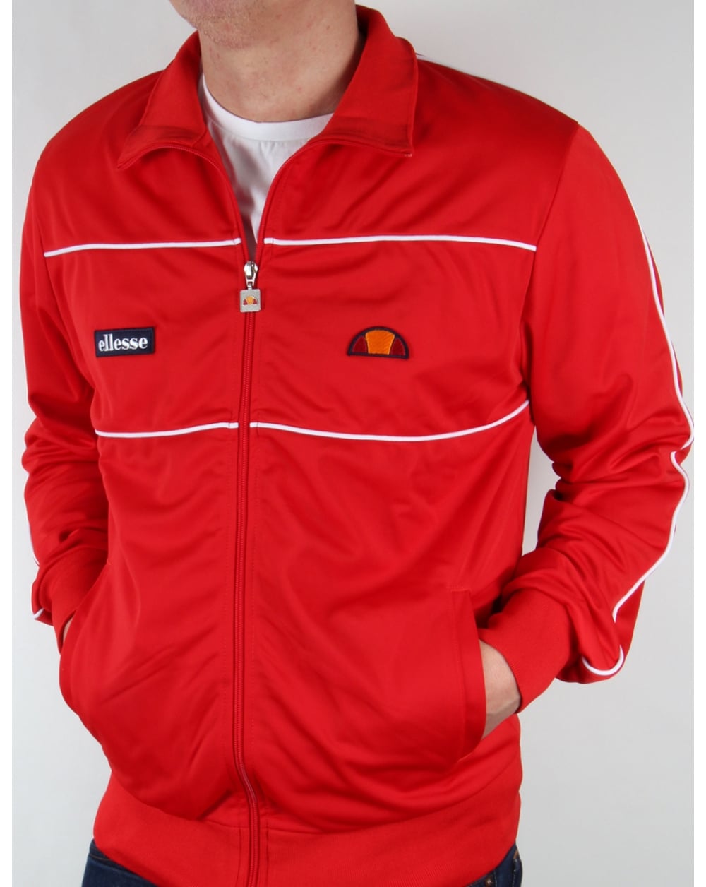Ellesse Nusc Track Top Red