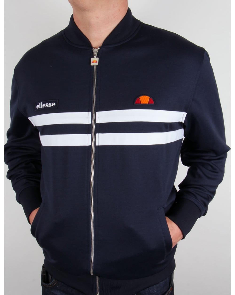 Ellesse Rimini 2 Track Top Navy/White