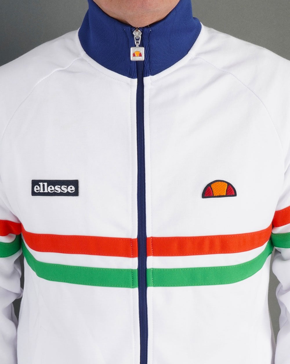 Ellesse Rimini Track Top White/Blue