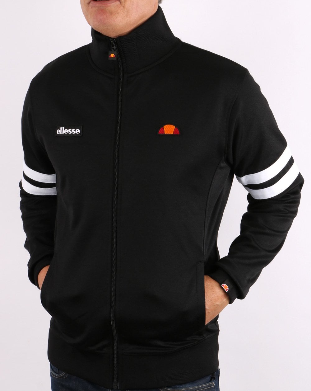 Ellesse Roma Track Top Black/White