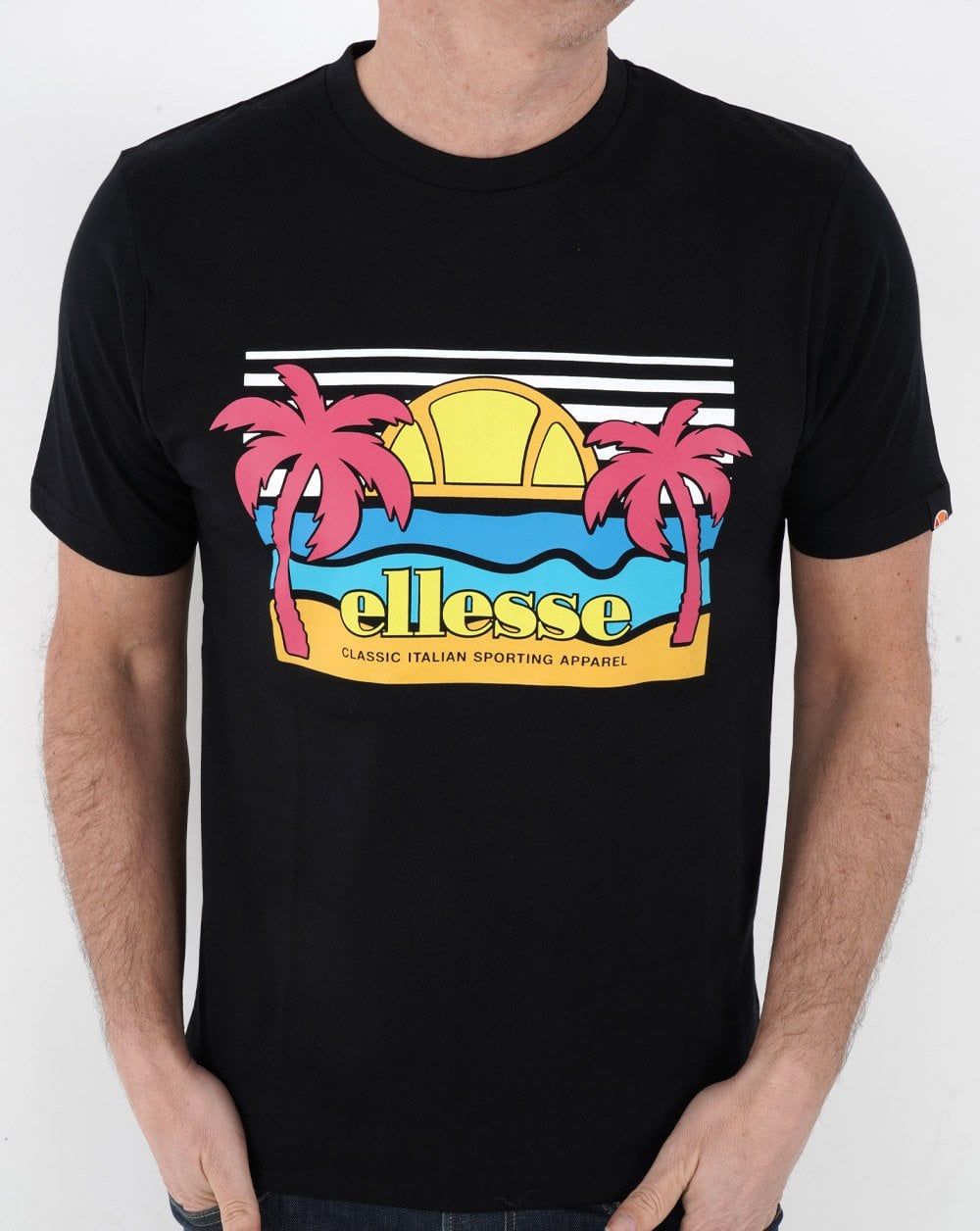 Ellesse Sechsaro T Shirt Black