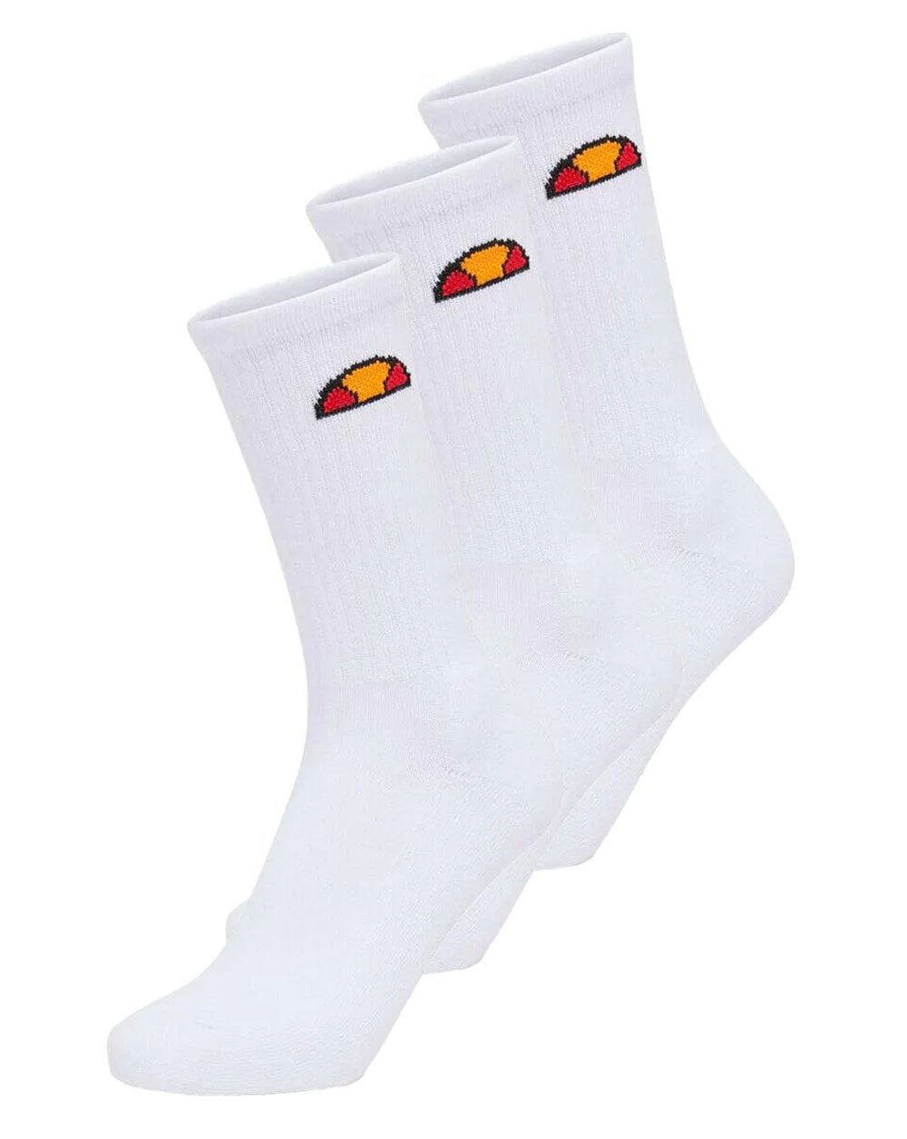 Ellesse Tisbi 3 Pack Socks White