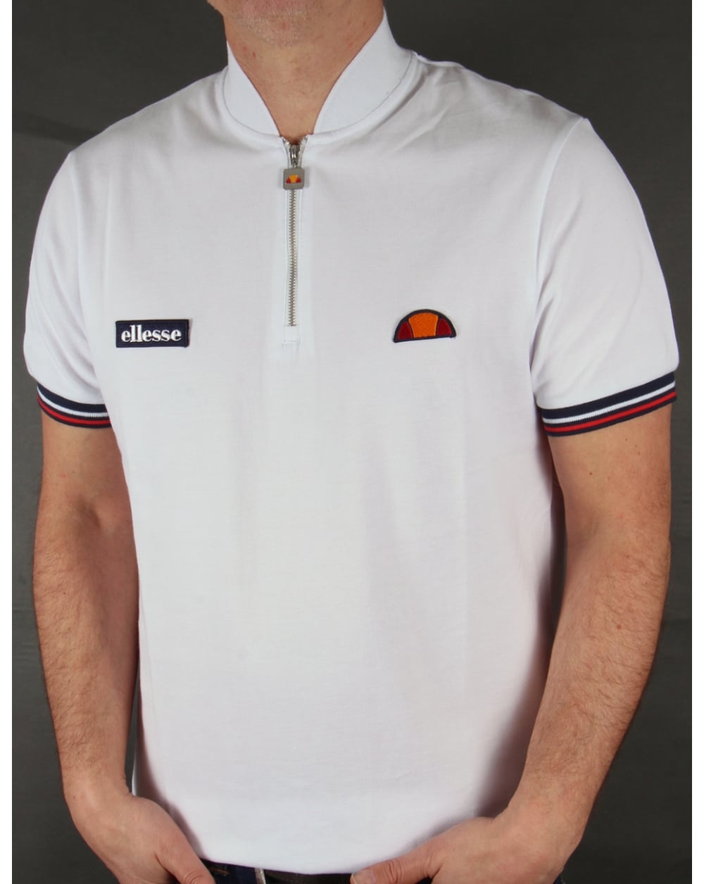 Ellesse Vipiteno Zipped T-shirt White